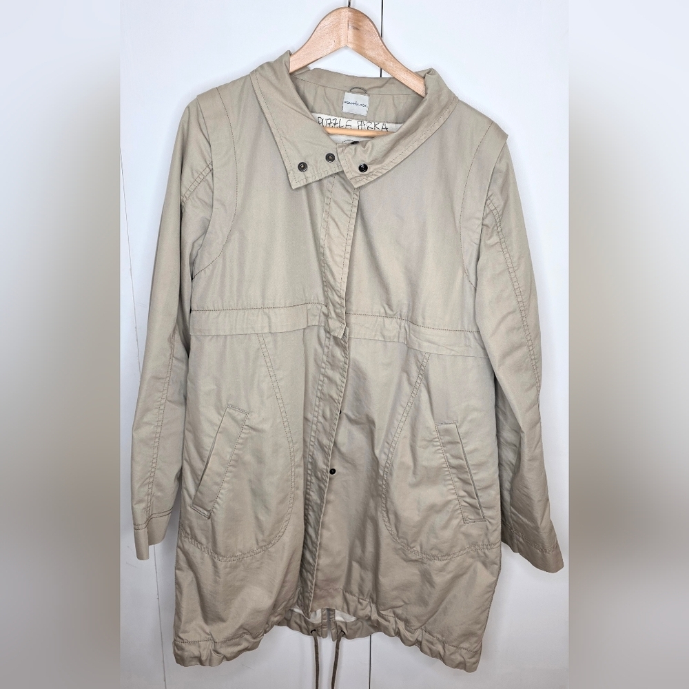 😀Penny Black Oatmeal Coloured  Puzzle Coat Size 8  Fall/ Spring